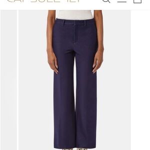 Capsule 121  MID-RISE MEDIUM BLUE WASH trouser pants Full Length size M